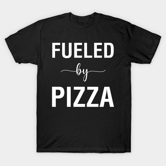 Fueled By Pizza T-Shirt by CityNoir
